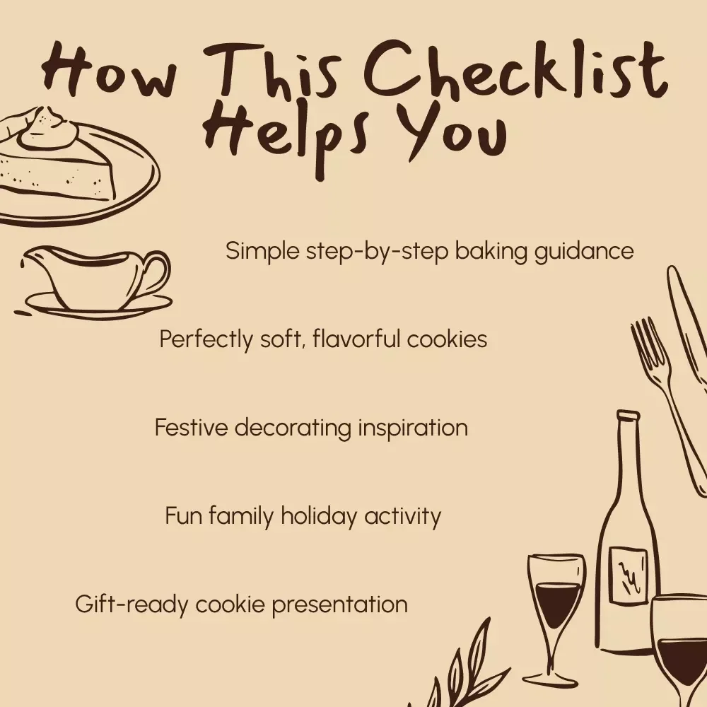 Thanksgiving Cookie Magic | Festive Thanksgiving Cookie Ideas Checklist | Holiday Baking Digital Download