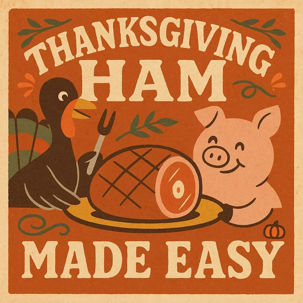 Thanksgiving Ham Made Easy – Printable Holiday Cooking Checklist for Beginners | Easy Ham Recipes for Thanksgiving | Digital Download