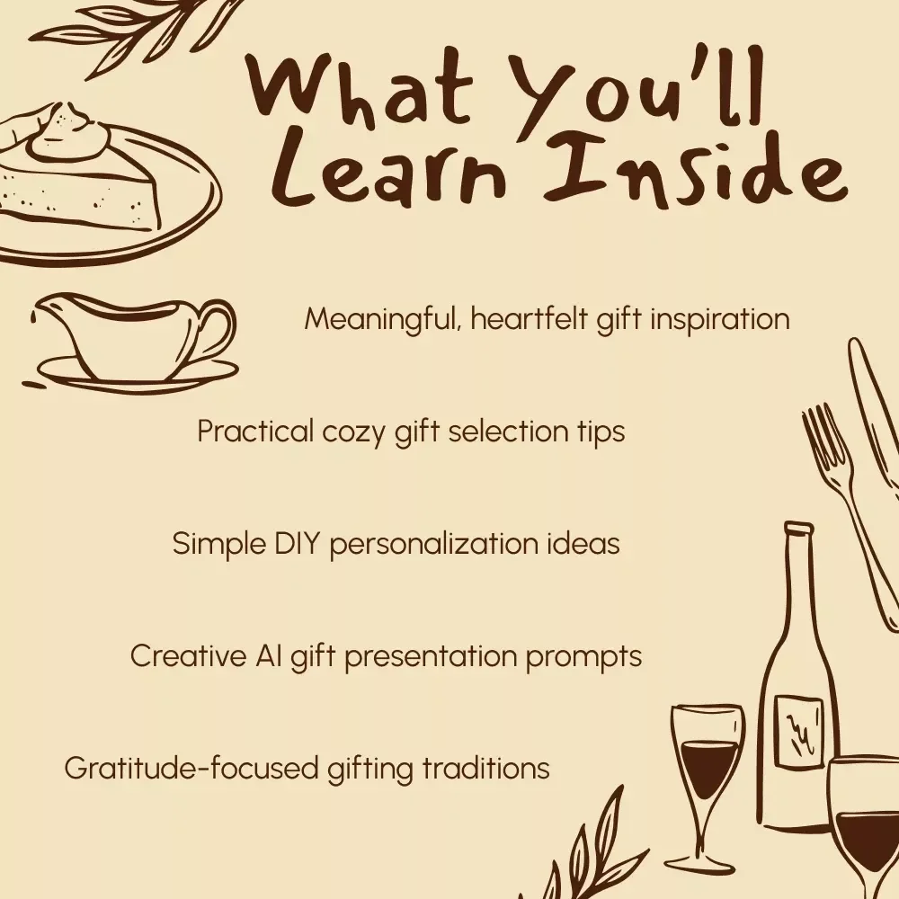 Giving Cozy Socks & Blankets for Thanksgiving | Digital Guide for Meaningful Holiday Gifting | Cozy Socks or Blankets as Thanksgiving Gifts eBook