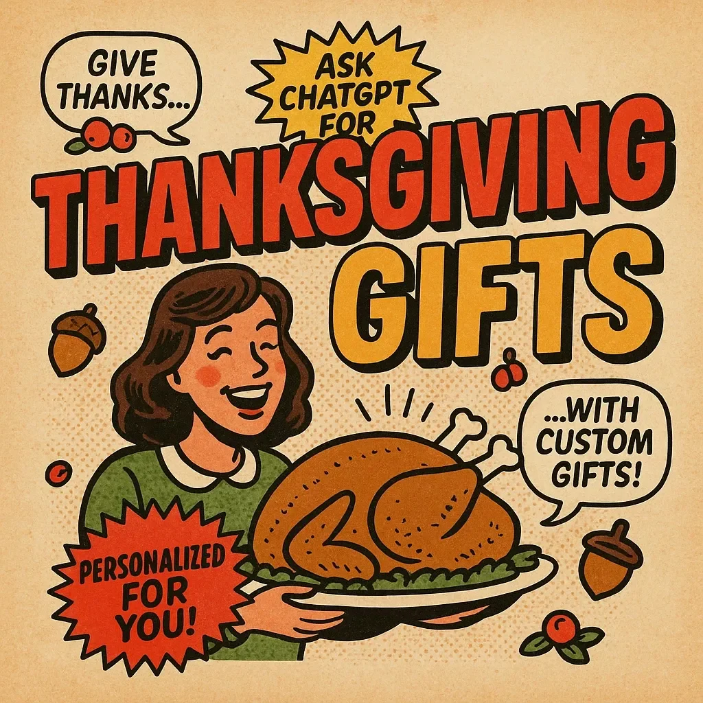 Ask ChatGPT for Personalized Thanksgiving Gifts | Digital Guide for Creative AI Gift Ideas | How to Ask ChatGPT for Personalized Thanksgiving Gifts