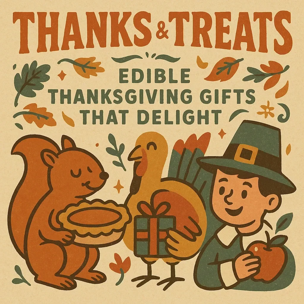 Thanks & Treats: Edible Thanksgiving Gifts That Delight | Digital Guide for Creative Edible Thanksgiving Gift Ideas | DIY Sweet & Savory Food Gift Inspiration