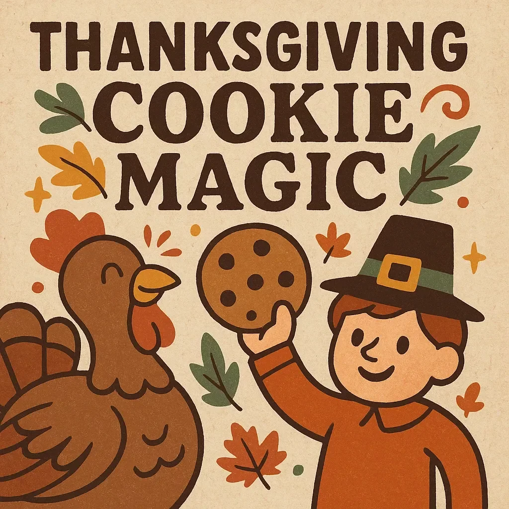 Thanksgiving Cookie Magic | Festive Thanksgiving Cookie Ideas Checklist | Holiday Baking Digital Download