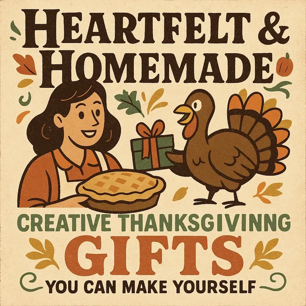 Heartfelt & Homemade: Creative Thanksgiving Gifts You Can Make Yourself | DIY Guide for Homemade Thanksgiving Gifts, Step-by-Step Crafting, and Edible Treat Ideas