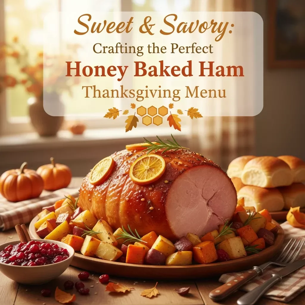 Sweet & Savory: Crafting the Perfect Honey Baked Ham Thanksgiving Menu | Holiday eBook | Digital Download | Thanksgiving Dinner Guide | Festive Recipe Planner | Printable Hosting Checklist
