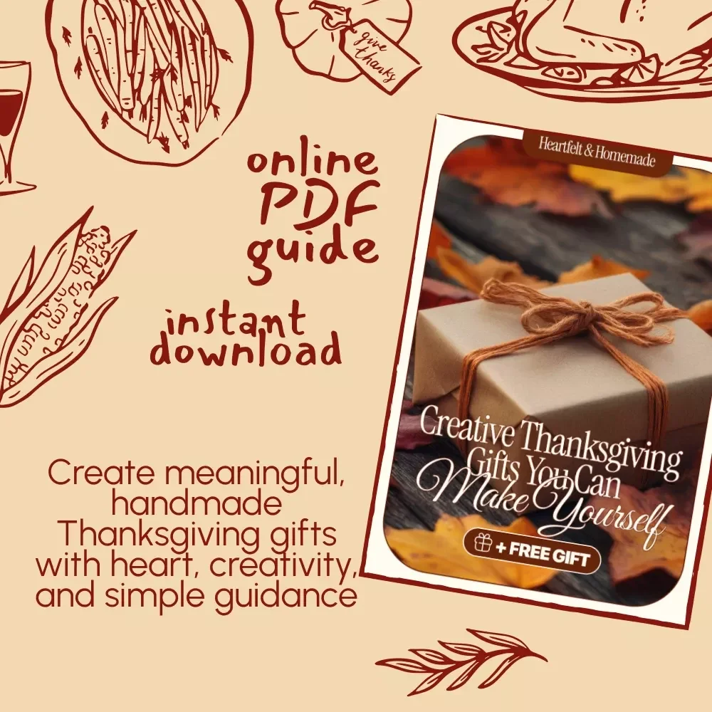 Heartfelt & Homemade: Creative Thanksgiving Gifts You Can Make Yourself | DIY Guide for Homemade Thanksgiving Gifts, Step-by-Step Crafting, and Edible Treat Ideas