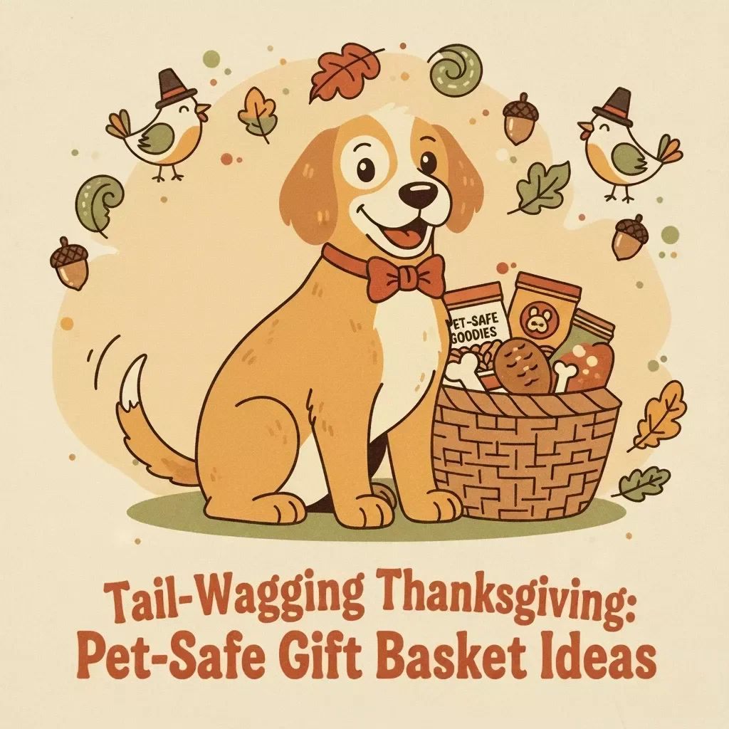 Tail-Wagging Thanksgiving: Pet-Safe Gift Basket Ideas | Printable eBook, Pet Lover Guide, Digital Download for Dog & Cat Owners, Holiday Gift Inspiration