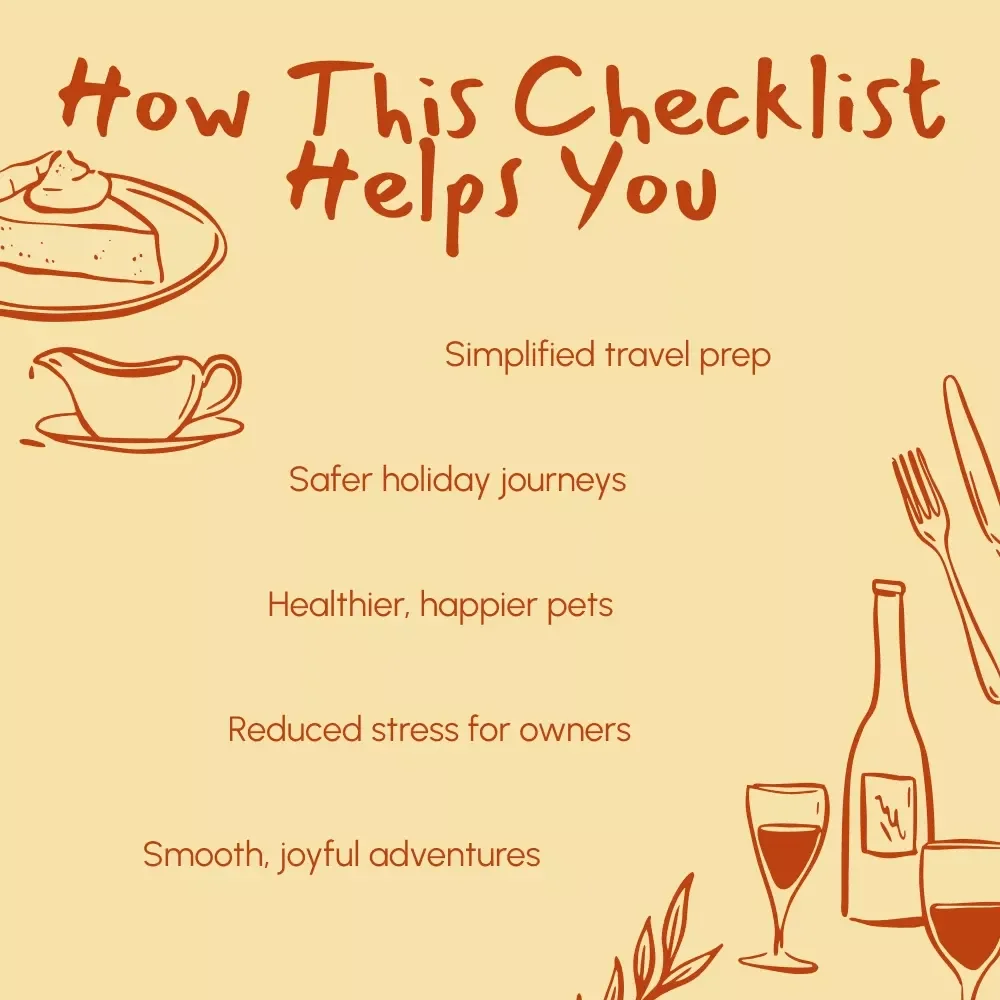 Pawfect Travel Tips for Pets This Thanksgiving | Printable Checklist for Stress-Free Pet Travel | Thanksgiving Travel Tips for Pets | Digital Download