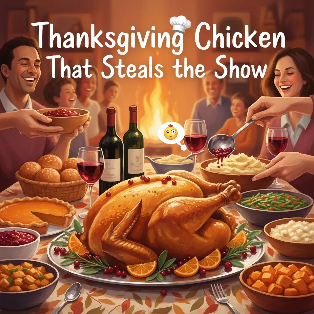 Thanksgiving Chicken That Steals the Show | Holiday Cooking eBook | Thanksgiving Recipe Guide | Chicken Dinner Ideas for Families & Food Lovers