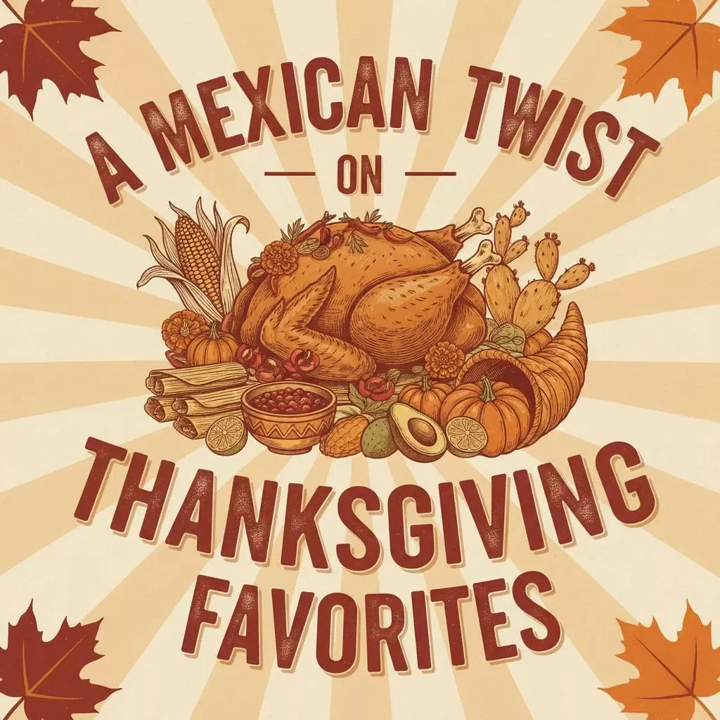 A Mexican Twist on Thanksgiving Favorites | Mexican Thanksgiving Recipes eBook | Digital Download Guide for Fusion Holiday Cooking