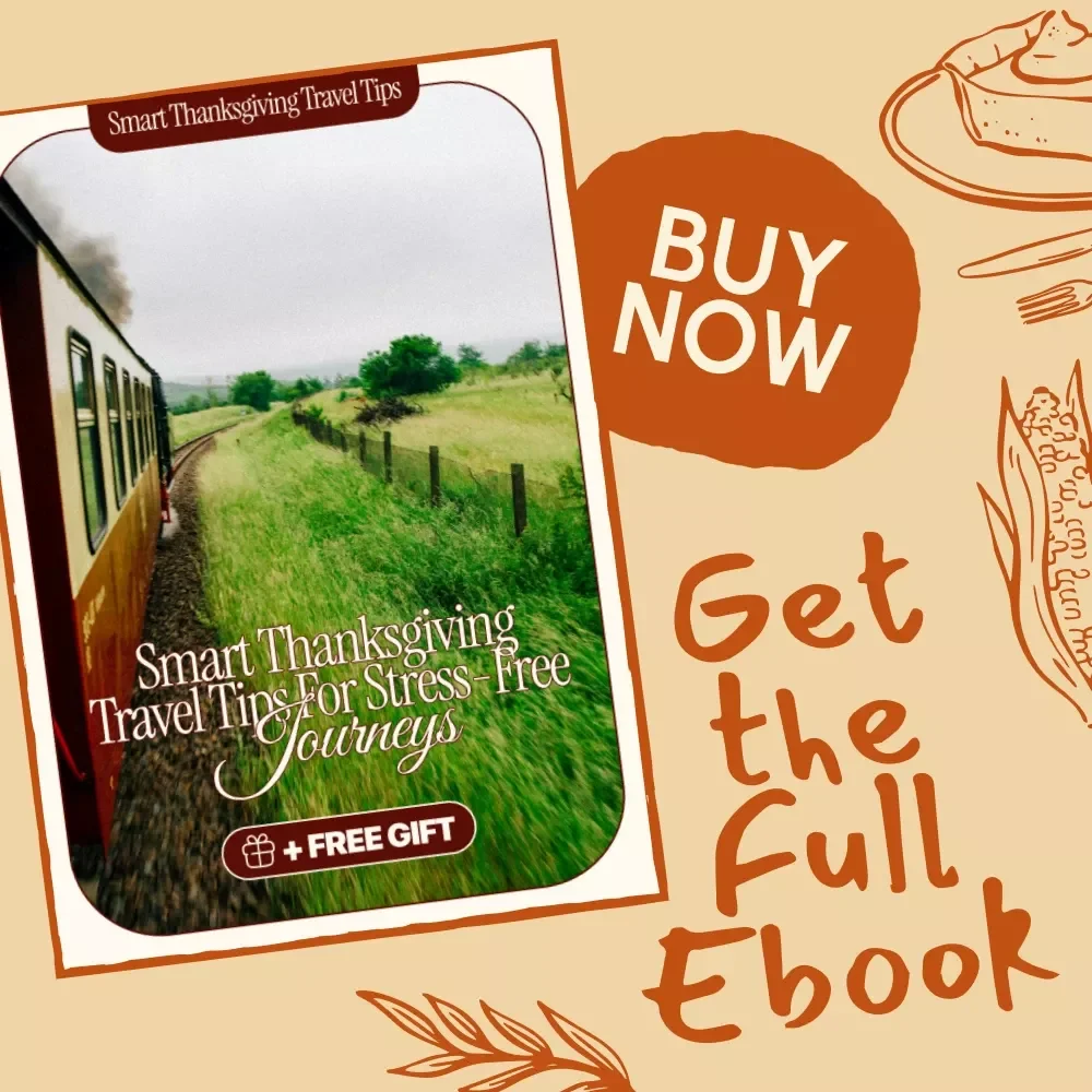 Smart Thanksgiving Travel Tips for Stress-Free Journeys | Digital Ebook Guide for Smooth Holiday Trips, Road Travel, Flights & Budget-Friendly Thanksgiving Travel Tips