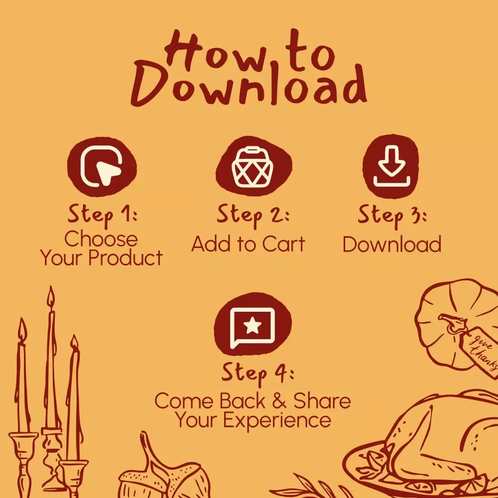 The Ultimate Thanksgiving Roast Chicken Checklist | Printable Kitchen Guide for Perfect Holiday Dinners | Thanksgiving Roast Chicken Recipes Digital Download