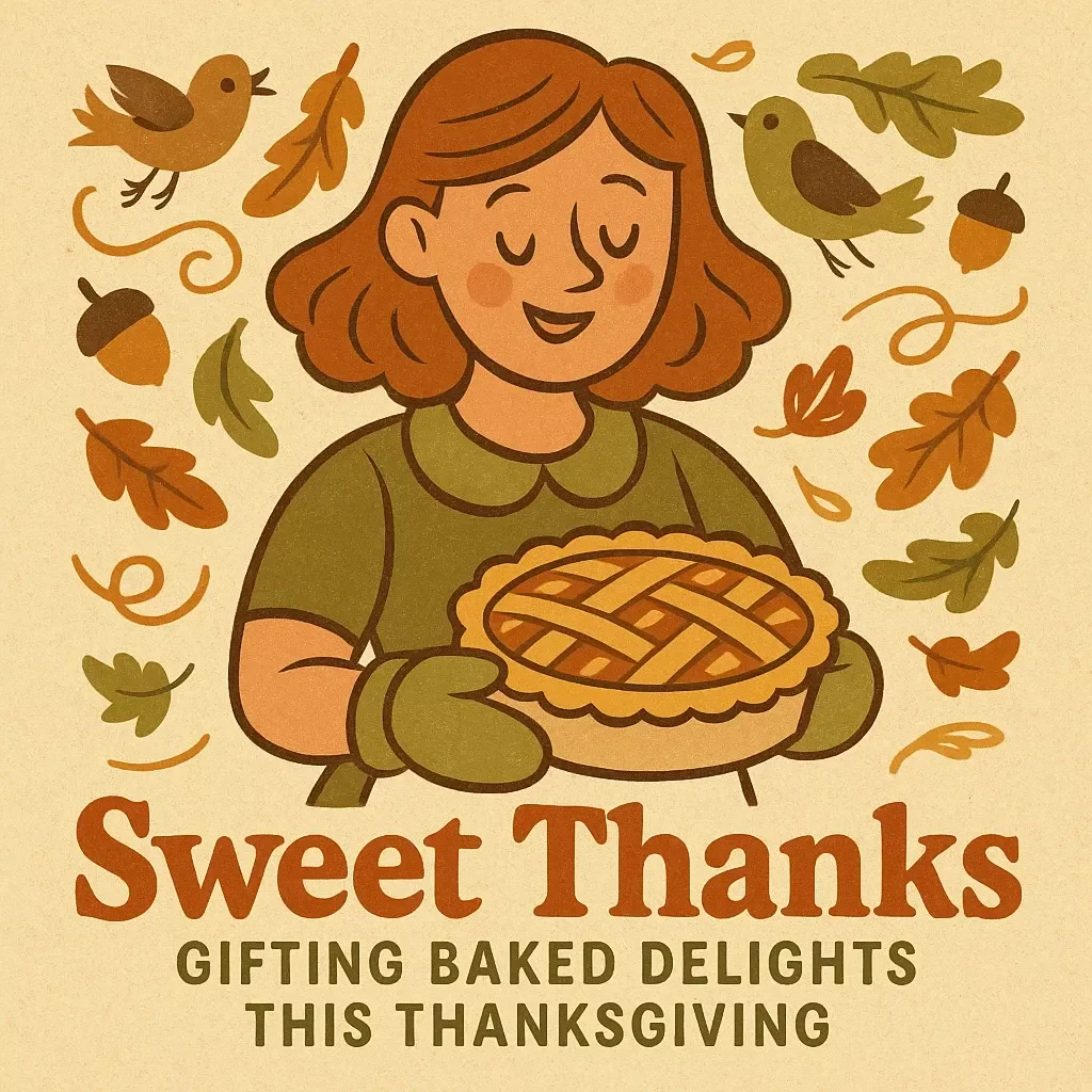Sweet Thanks: Gifting Baked Delights This Thanksgiving | eBook Guide for Baked Goods as Thanksgiving Gifts, Holiday Baking Ideas & Homemade Treat Inspiration