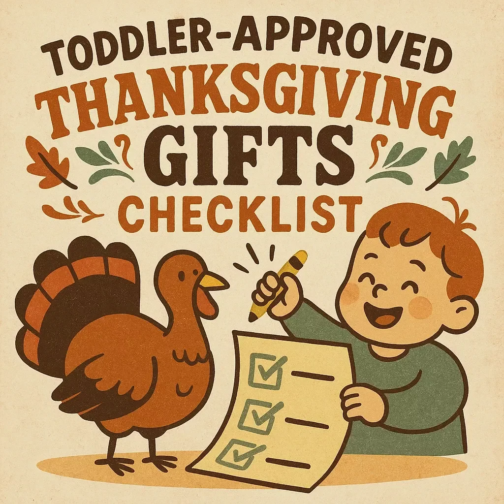 Toddler-Approved Thanksgiving Gifts Checklist | Fun & Educational Thanksgiving Gifts for Toddlers | Printable Holiday Gift Ideas for Kids