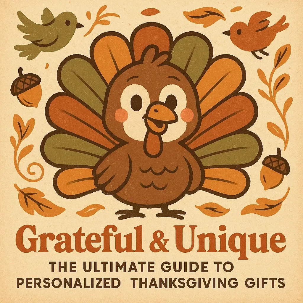 Grateful & Unique: The Ultimate Guide to Personalized Thanksgiving Gifts | Digital eBook for Creating Heartfelt, Custom Thanksgiving Presents | Perfect for Family, Friends & Loved Ones