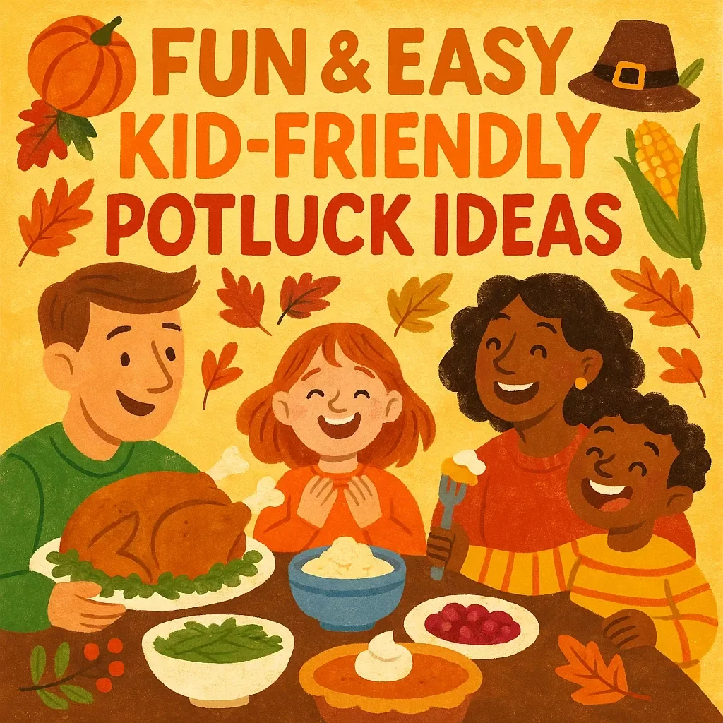 Fun & Easy Kid-Friendly Potluck Ideas | Printable Digital Guide for Parents, Teachers & Busy Hosts | How to Ask AI for Kid-Friendly Potluck Ideas eBook & Checklist