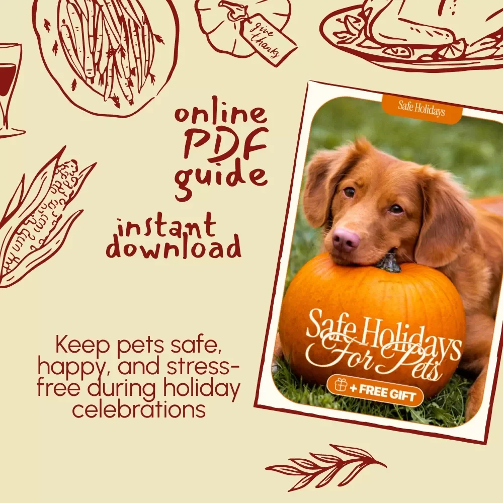 Safe Holidays for Pets | Holiday Pet Safety Guide with AI Tips for Holiday Pet Safety Checklists | Digital Download eBook for Pet Owners & Animal Lovers