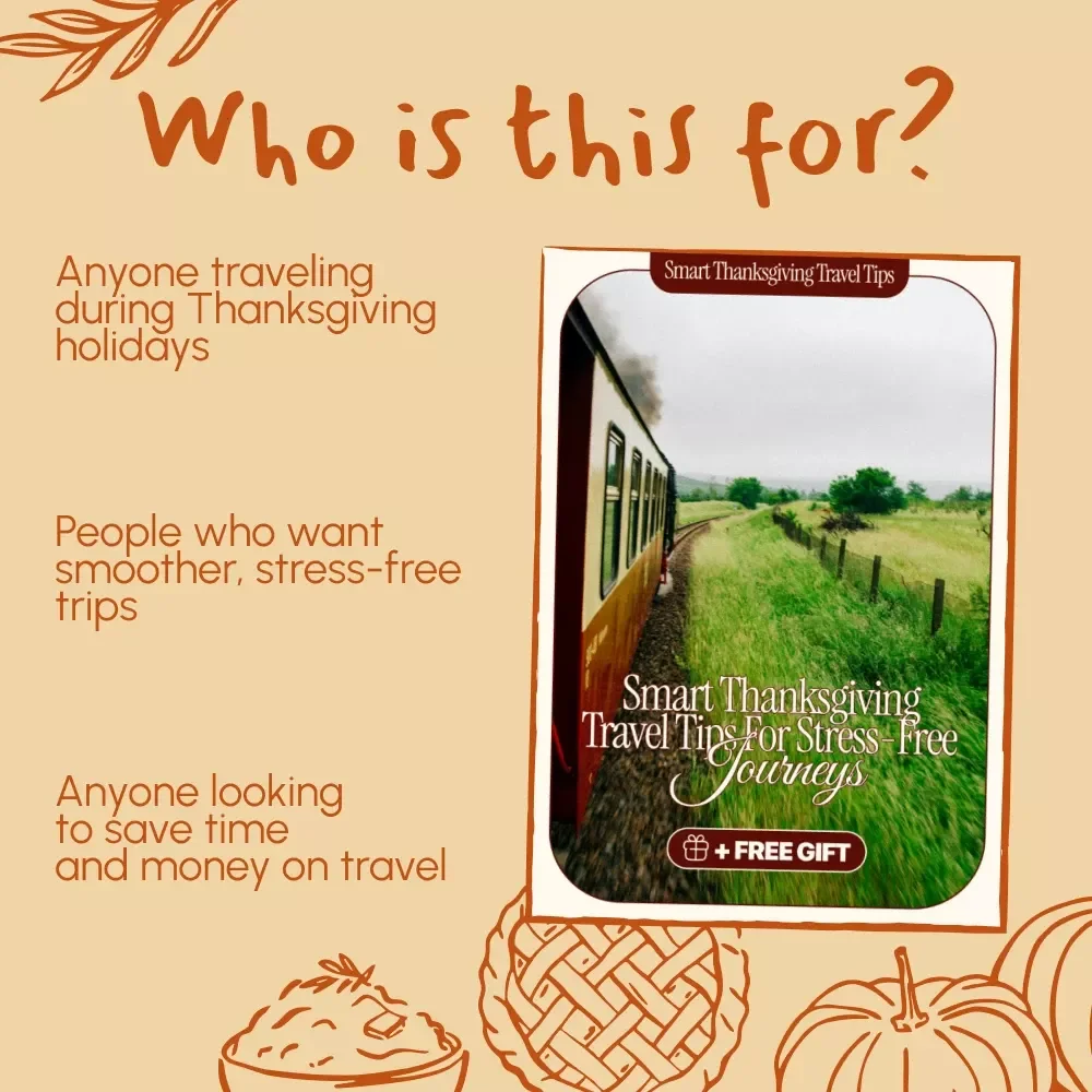 Smart Thanksgiving Travel Tips for Stress-Free Journeys | Digital Ebook Guide for Smooth Holiday Trips, Road Travel, Flights & Budget-Friendly Thanksgiving Travel Tips