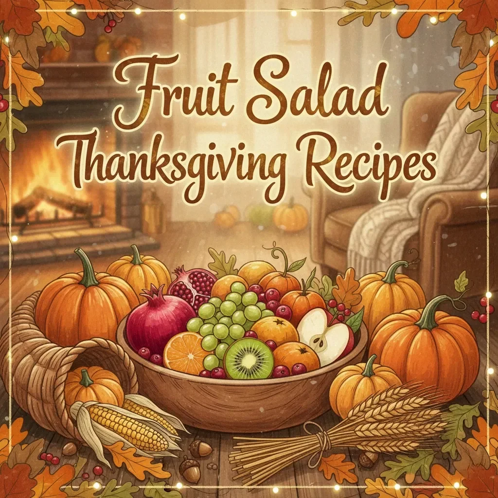 Fruit Salad Thanksgiving Recipes | Holiday eBook for Fresh & Festive Meals | Digital Download Guide with Simple Recipes, Healthy Ideas & AI Menu Planning Tips