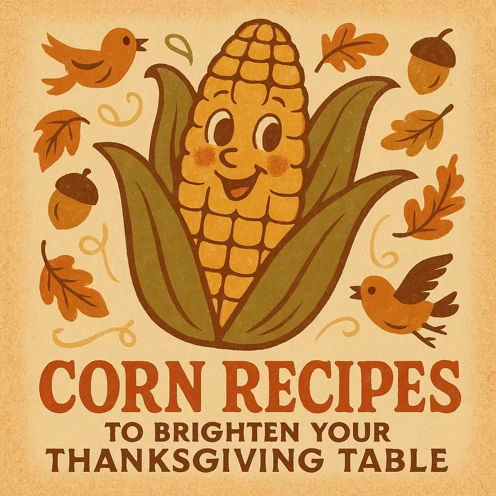 Corn Recipes to Brighten Your Thanksgiving Table | Harvest-Inspired Guide for Delicious Corn Dishes, Sides & Desserts | Digital Download for Home Cooks & Holiday Hosts | Perfect Corn Recipes for Thanksgiving