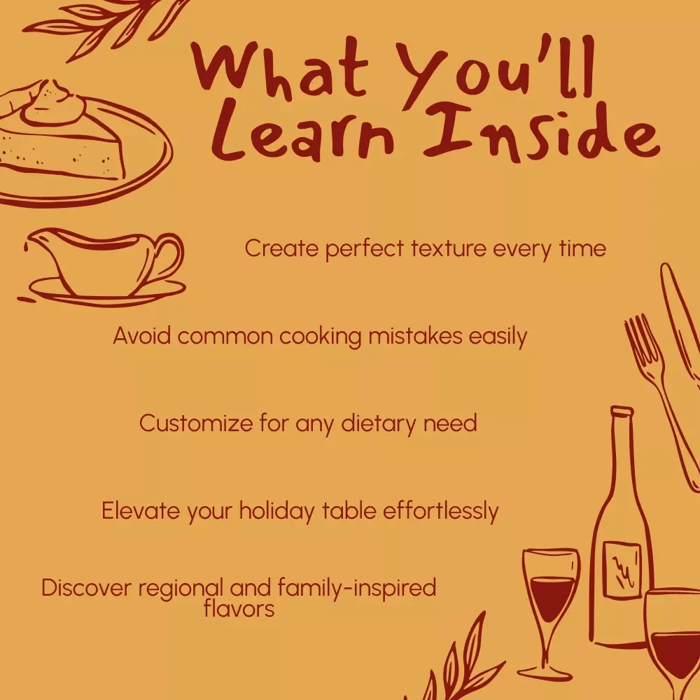 Bring the Flavor Home with Thanksgiving Dressing | Printable Thanksgiving Recipe Guide | Holiday Cooking eBook | Digital Download for Perfect Homemade Dressing