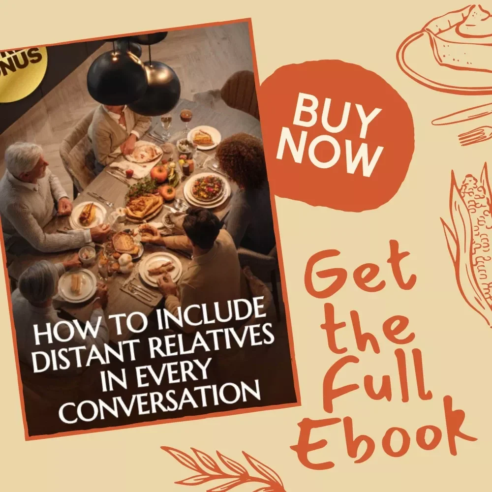 How to Include Distant Relatives in Every Conversation | Digital eBook | Family Gathering Conversation Guide | Holiday Social Skills PDF Download | Connection & Communication Tips for Families