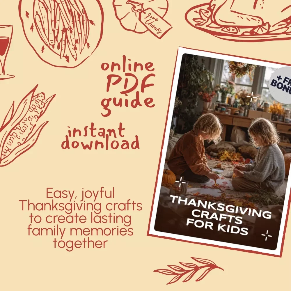 Thanksgiving Crafts for Kids Digital Guide: Fun & Easy DIY Projects for Family Bonding