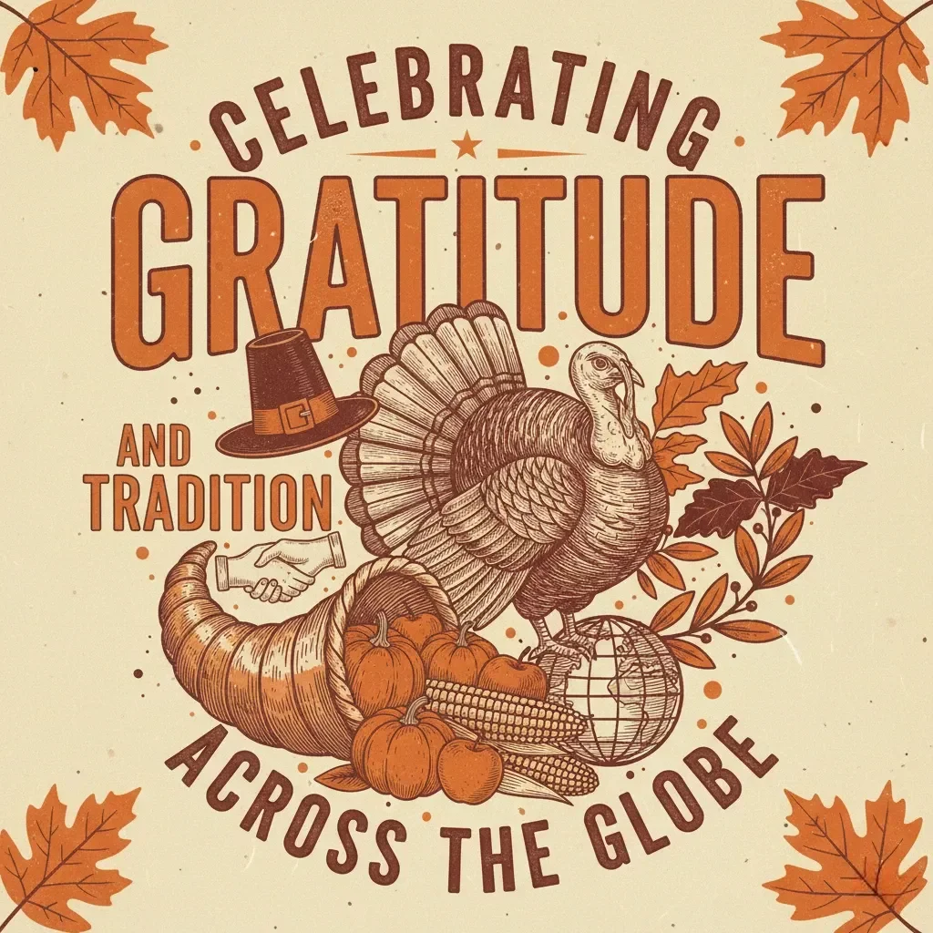 Celebrating Gratitude and Tradition Across the Globe | Thanksgiving eBook, Global Thanksgiving Guide, Cultural Harvest Traditions, Digital Download