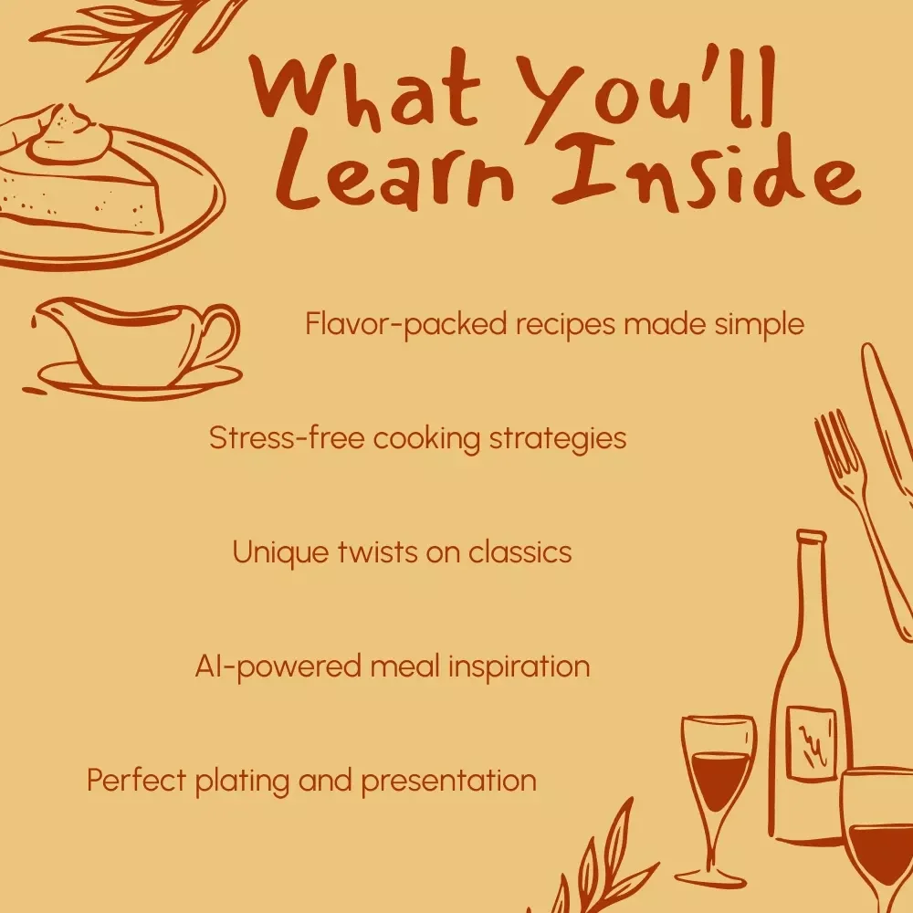 Savory Thanksgiving Meat Ideas That Wow Your Guests | Holiday Meat Recipes eBook | Thanksgiving Meat Ideas for Turkey, Ham, Roast Beef & More | Digital Download Guide