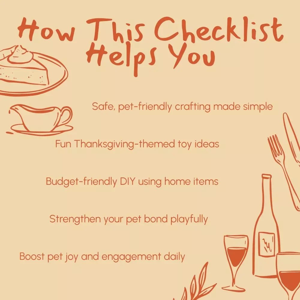 Thanksgiving Fun: DIY Toys for Your Pets | Pet-Safe Thanksgiving Craft Guide, Printable Pet Toy eBook, Pet Enrichment Ideas for Dogs & Cats, Fall Pet Activity Digital Download
