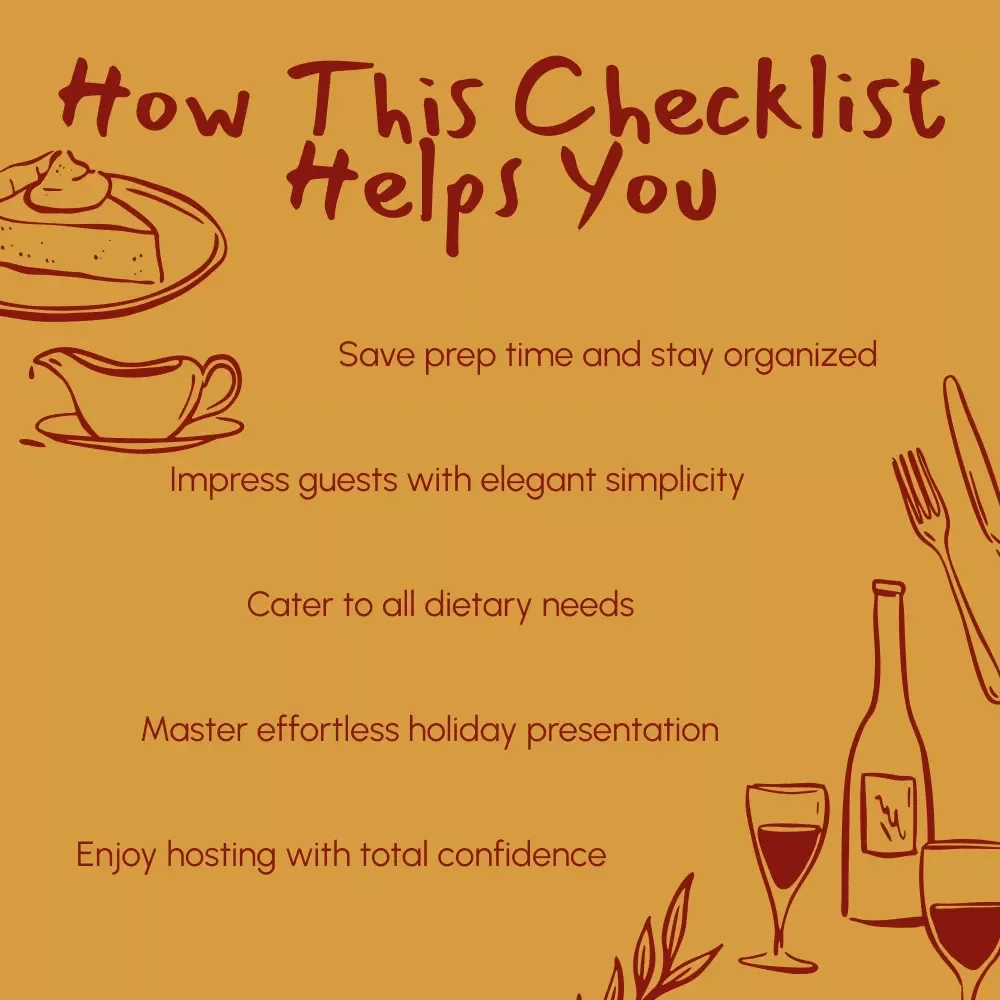Thanksgiving Hors d’Oeuvres Made Easy | Holiday Appetizer Recipes & Hosting Guide | Printable Digital Download for Thanksgiving Party, Entertaining, and Family Gatherings
