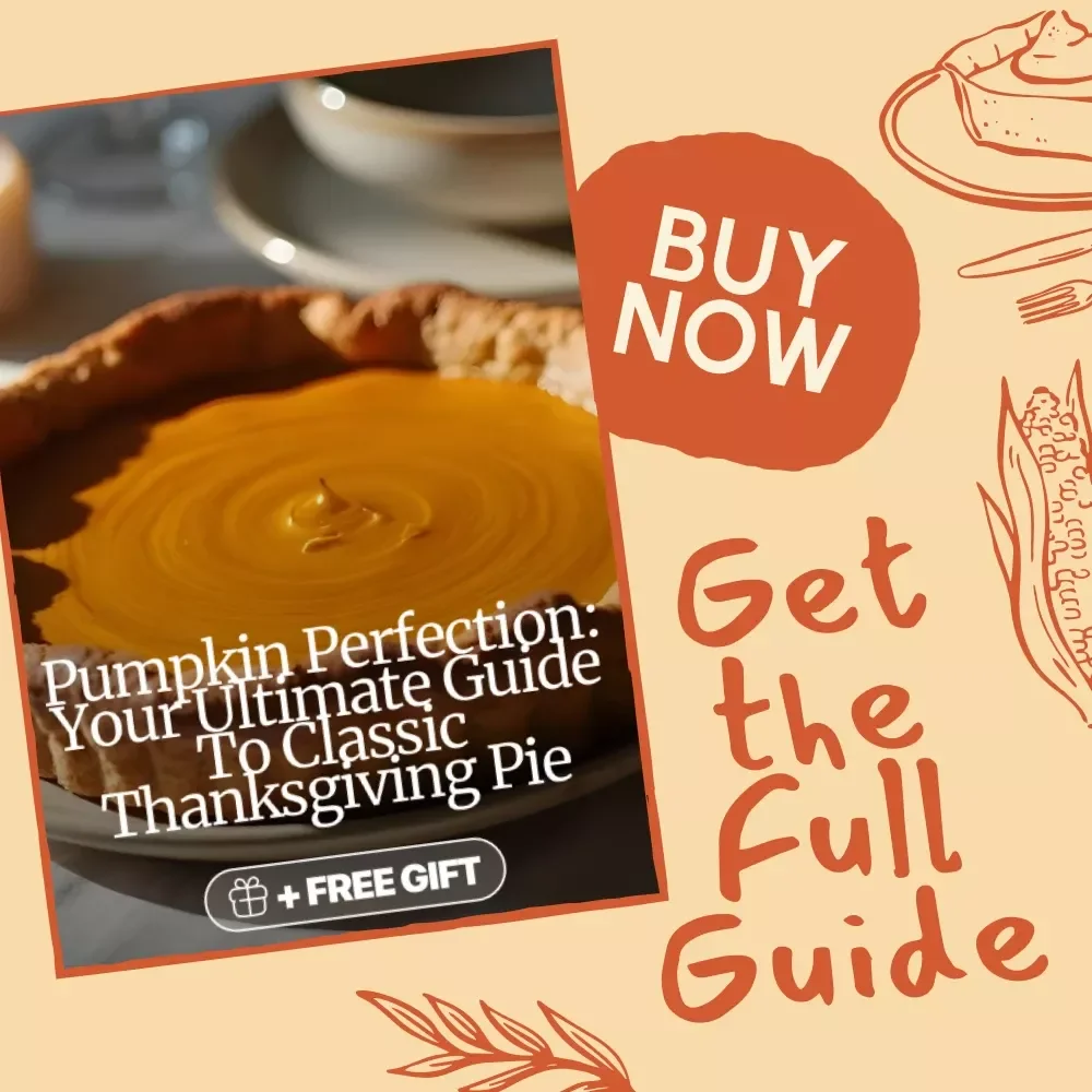 Pumpkin Perfection: Your Ultimate Guide to Classic Thanksgiving Pie | Printable Recipe eBook | Digital Download Baking Guide | Holiday Dessert Cookbook | Pumpkin Pie Checklist for Beginners