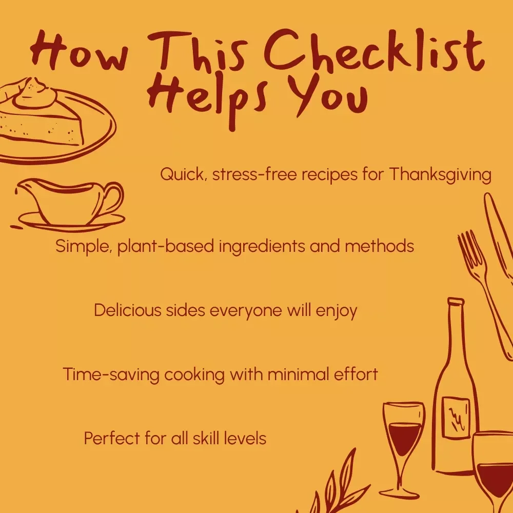 Quick & Easy Vegan Sides for Thanksgiving: The Ultimate Checklist | Plant-Based Thanksgiving Side Dishes