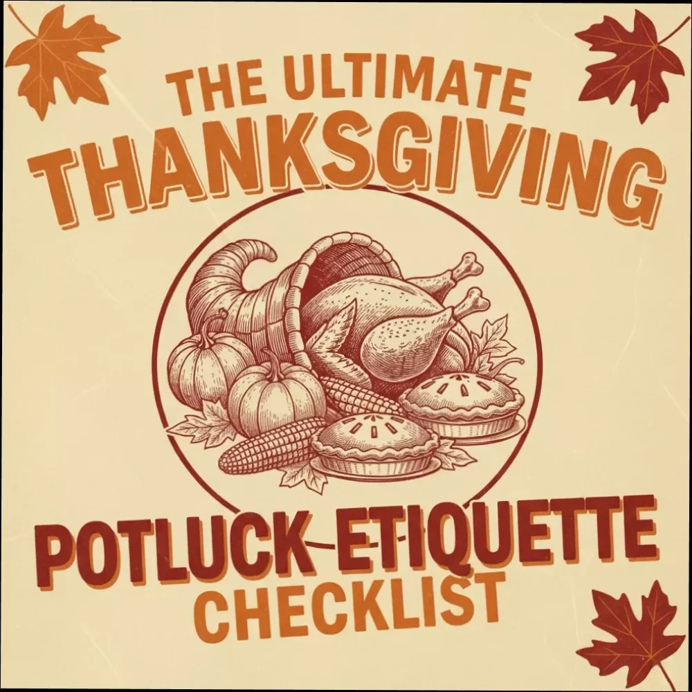 The Ultimate Thanksgiving Potluck Etiquette Checklist – Must-Have Guide for Stress-Free Holiday Gatherings