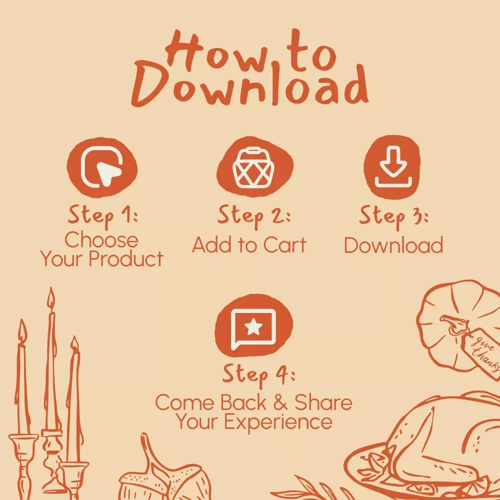 Countdown to Feast: Your Stress-Free Guide to the Week Before Thanksgiving | Digital Ebook | What to Do the Week Before Thanksgiving Checklist & Hosting Tips