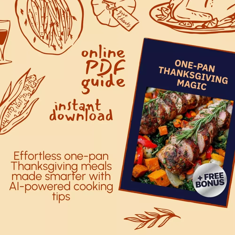 One-Pan Thanksgiving Magic | Easy One-Pan Thanksgiving Main Dish Recipes Guide | Stress-Free Holiday Cooking eBook | Simple, Flavorful, AI-Assisted Meal Planning