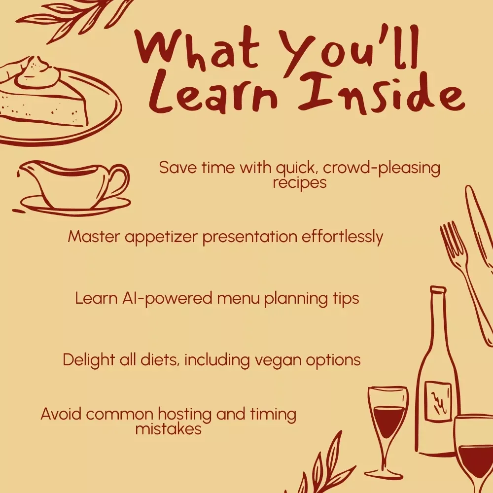 Feast-Worthy Starters: Thanksgiving Appetizers That Wow Your Guests | Thanksgiving eBook | Digital Download Guide for Holiday Entertaining, Party Hosting & AI Recipe Ideas