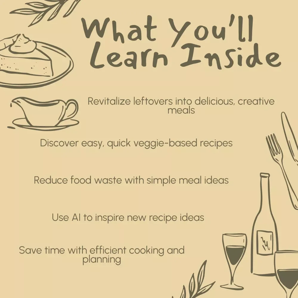 Veggie Remix: Creative Ways to Transform Your Thanksgiving Leftovers - A Delicious eBook Guide to Reimagining Leftover Vegetables