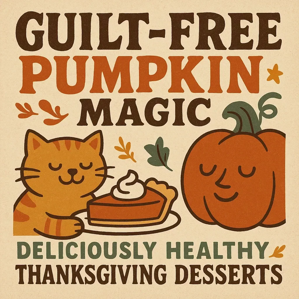 Guilt-Free Pumpkin Magic: Deliciously Healthy Thanksgiving Desserts | Healthy Pumpkin Desserts That Taste Good | Fall Holiday Recipe Guide, eBook & Checklist