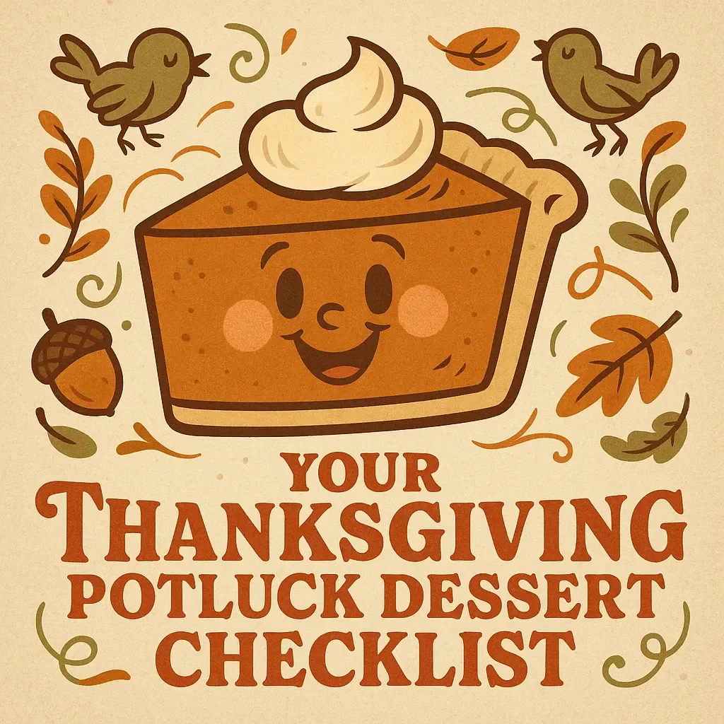 Your Thanksgiving Potluck Dessert Checklist: Easy Planning for Sweet Success