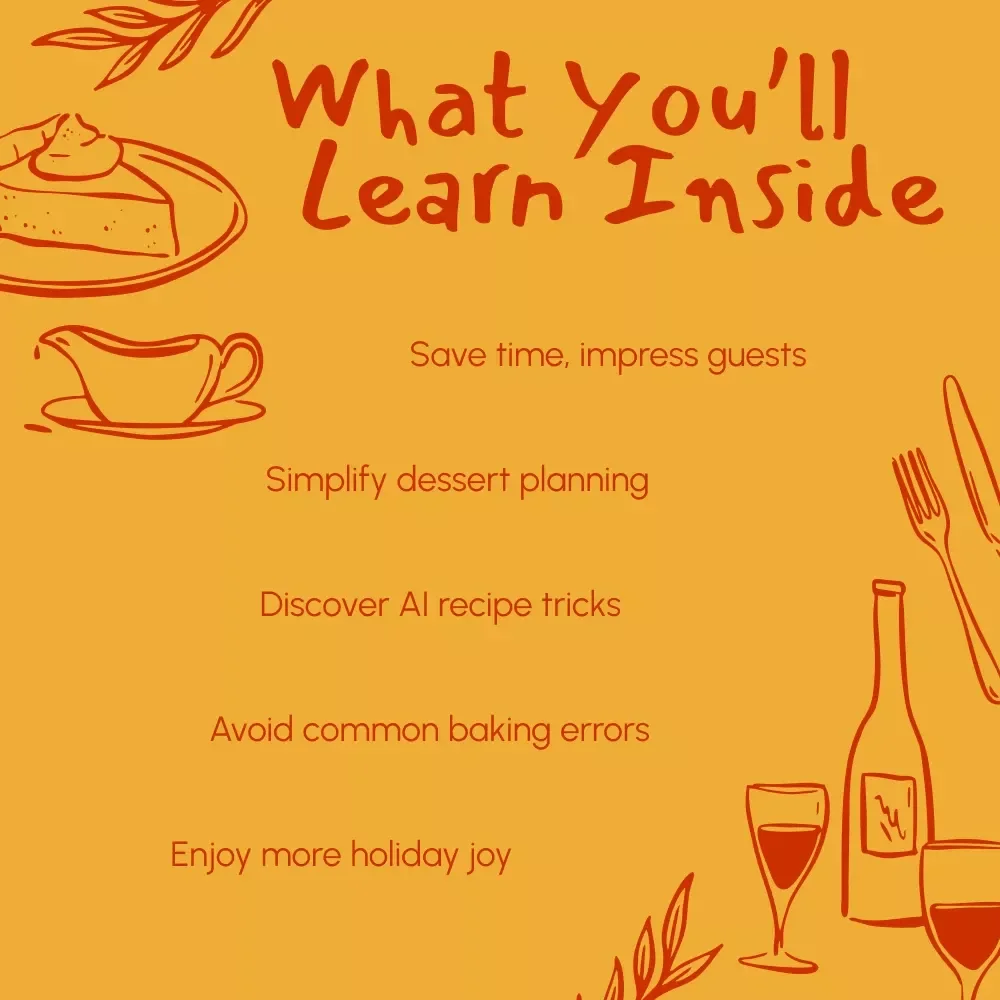 Sweet & Simple: Easy Thanksgiving Desserts Anyone Can Make | Digital Download Guide for Easy Thanksgiving Dessert Recipes, Holiday Baking Made Simple