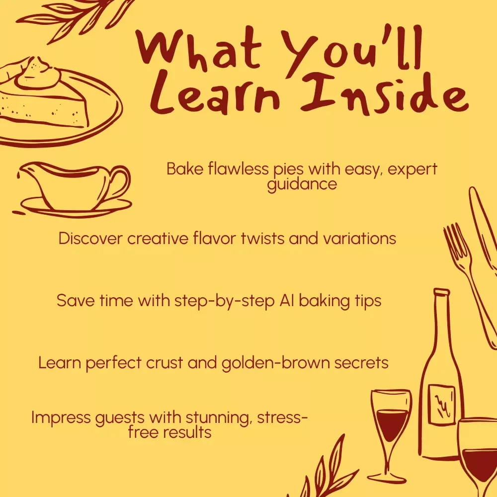 The Ultimate Thanksgiving Apple Pie Guide: Sweet, Simple, and Spectacular | Digital Download eBook | Thanksgiving Dessert Recipes | Apple Pie Baking Tips | Holiday Recipe Guide