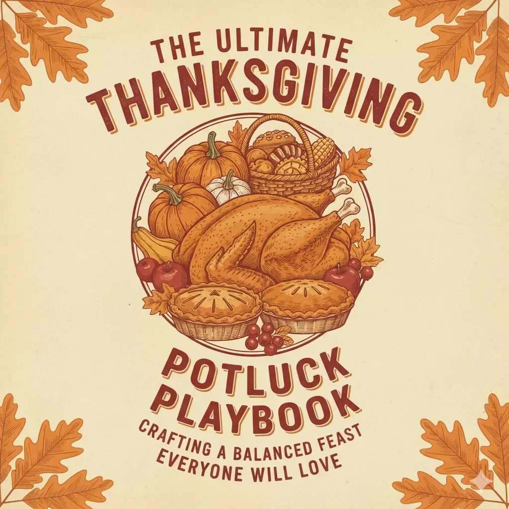 The Ultimate Thanksgiving Potluck Playbook: Crafting a Balanced Feast Everyone Will Love - eBook & Guide