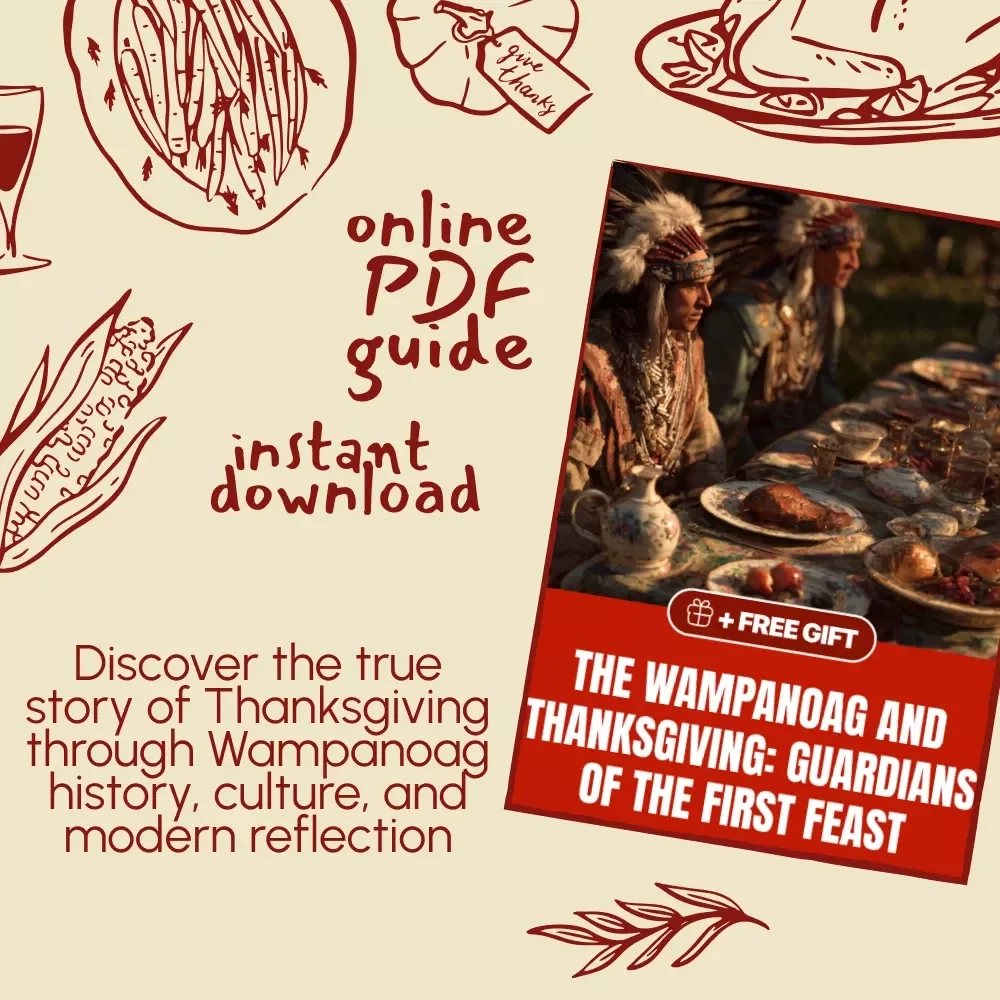 The Wampanoag and Thanksgiving: Guardians of the First Feast | Educational eBook on Native American History, Indigenous Culture, and Thanksgiving Origins | Digital Download for Teachers, Parents, and Students