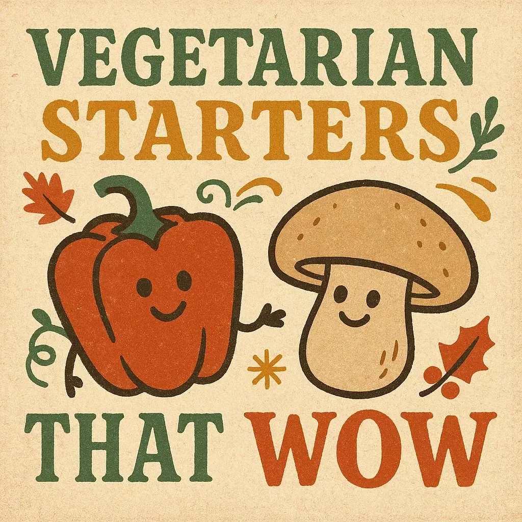 Vegetarian Starters That Wow: Your Thanksgiving Checklist | Digital Download | Vegetarian Starters for Thanksgiving Menu Ideas & Appetizer Inspiration