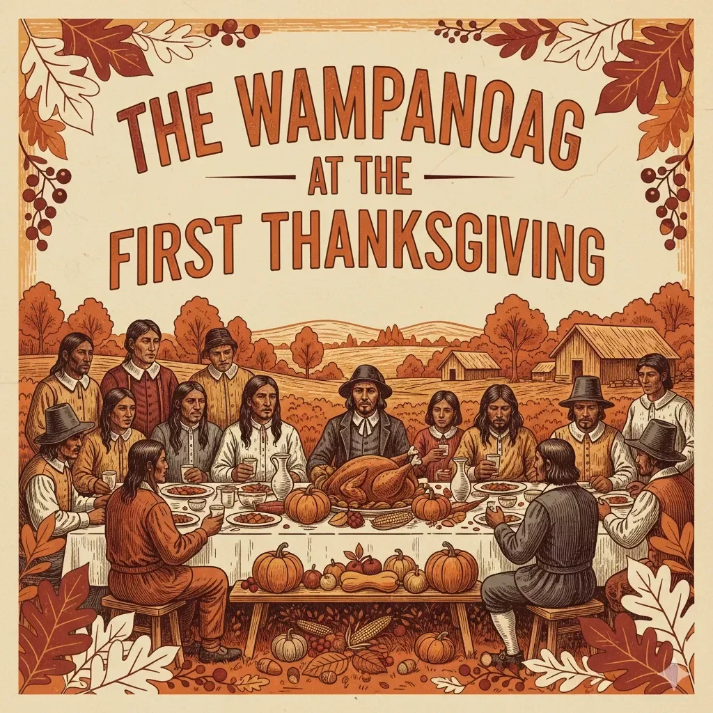 The Wampanoag at the First Thanksgiving | Native American History eBook | Indigenous Culture Guide | Digital Download Educational Resource