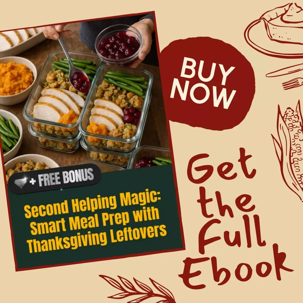 Second Helping Magic: Smart Meal Prep with Thanksgiving Leftovers - A Guide to Repurposing Your Thanksgiving Feast into Delicious Week-long Meals
