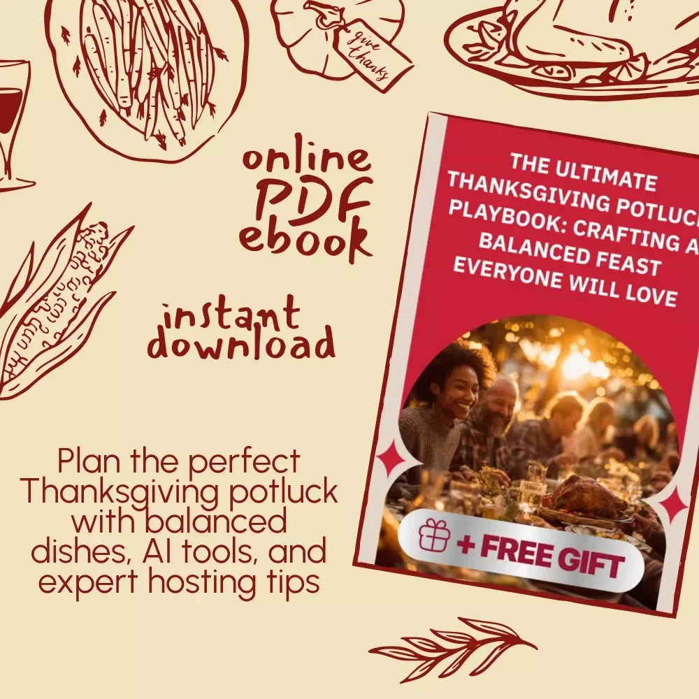 The Ultimate Thanksgiving Potluck Playbook: Crafting a Balanced Feast Everyone Will Love - eBook & Guide