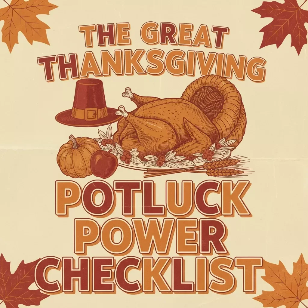 The Great Thanksgiving Potluck Power Checklist - Ultimate Guide for Stress-Free, Delicious Thanksgiving Potlucks