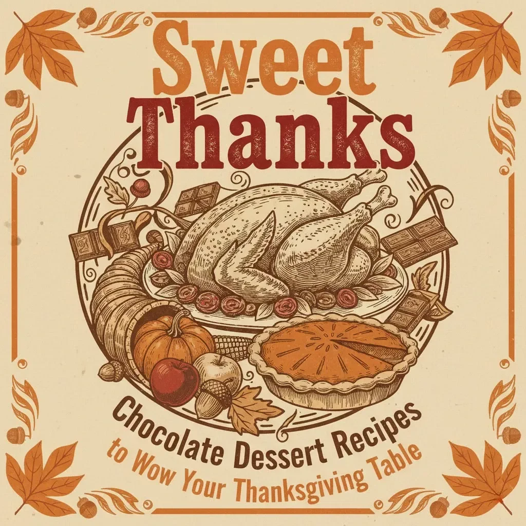 Sweet Thanks: Chocolate Dessert Recipes to Wow Your Thanksgiving Table | Thanksgiving Chocolate Dessert Recipes eBook for Home Bakers, Hosts & Dessert Lovers