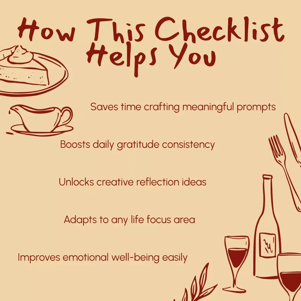 Gratitude AI Toolkit Prompt Checklist | Digital Download Guide on How to Use AI to Generate Gratitude Prompts | Printable Gratitude Practice & Reflection Resource
